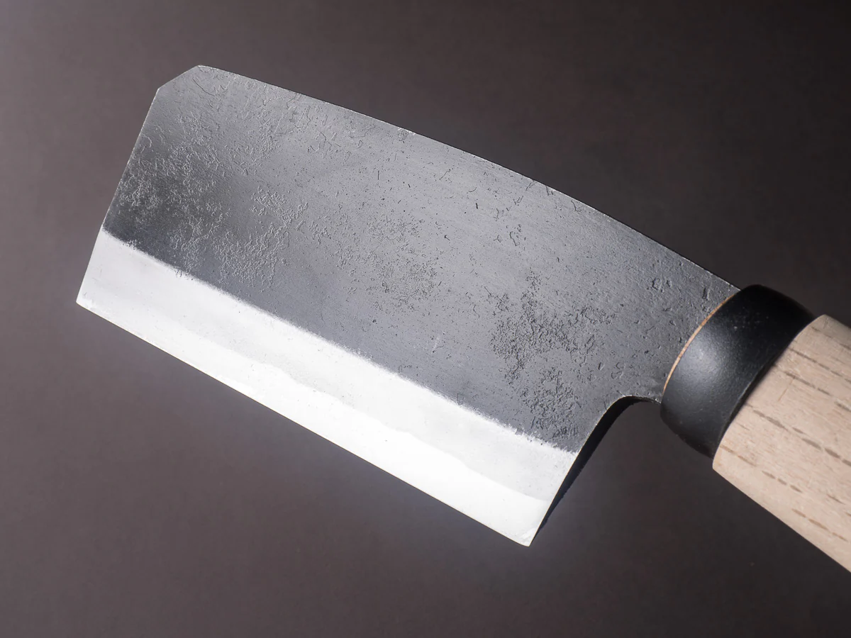 Ajikataya - Azuma Hatchet - Kurouchi - 135mm - Oak Handle - Double Bevel - Image 8