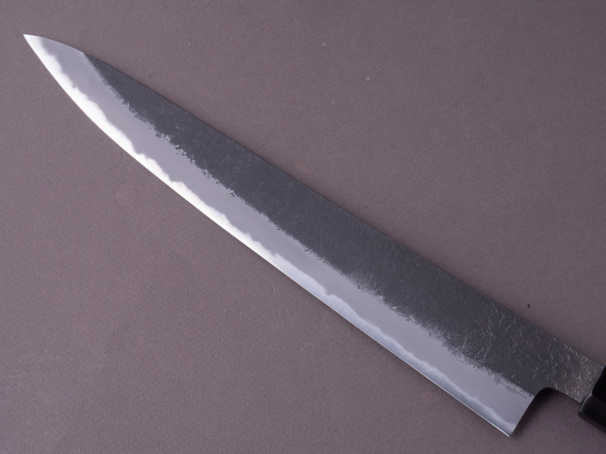 Ajikataya - White #2 - Kurouchi Nashiji - 270mm Sujihiki - Magnolia Handle - Image 4