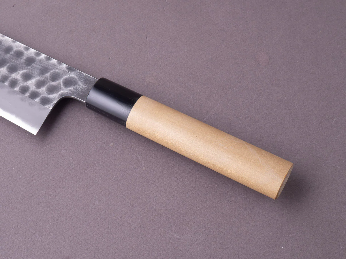 Ajikataya - White #2 - Tsuchime - 180mm Santoku - Magnolia Handle - Image 6