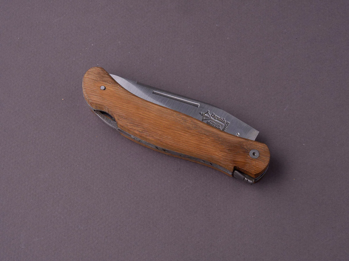 Arbalète - Folding Knife - Laguiole Cube - Lock Back- 85mm - Oak Handle - Image 3