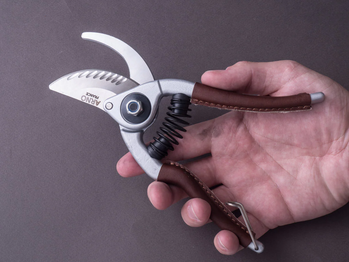 Arno - Secateur (Shears) - Leather Handle - 20cm - Image 5