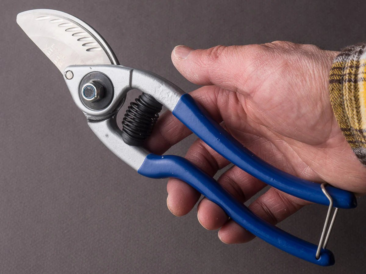 Arno - Secateur - Stainless - 23cm - Blue Handle - Image 3