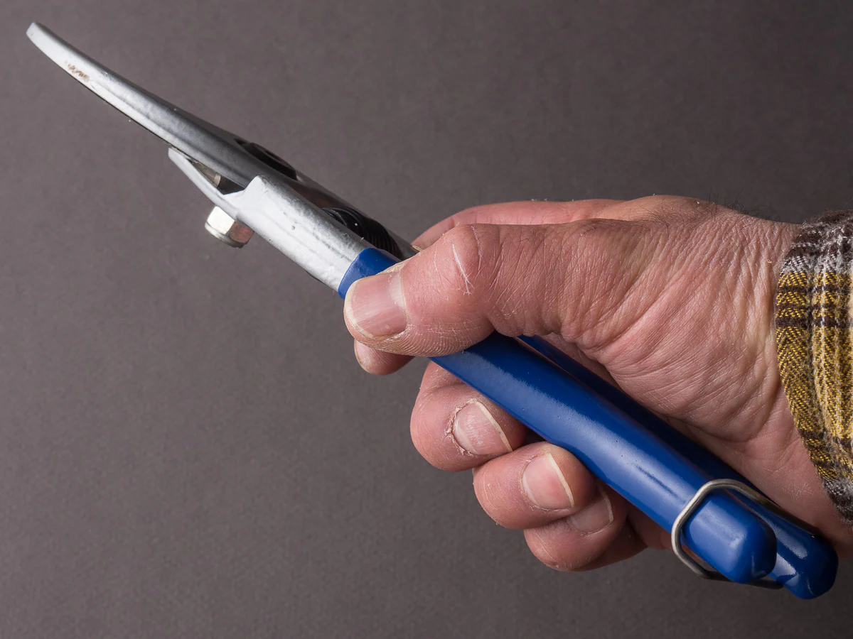 Arno - Secateur - Stainless - 23cm - Blue Handle - Image 5