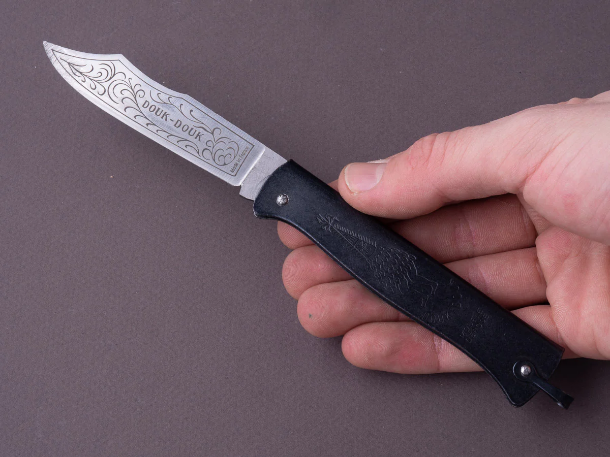 Cognet - Douk Douk - Folding Knife - Large - Black Handle - Image 4