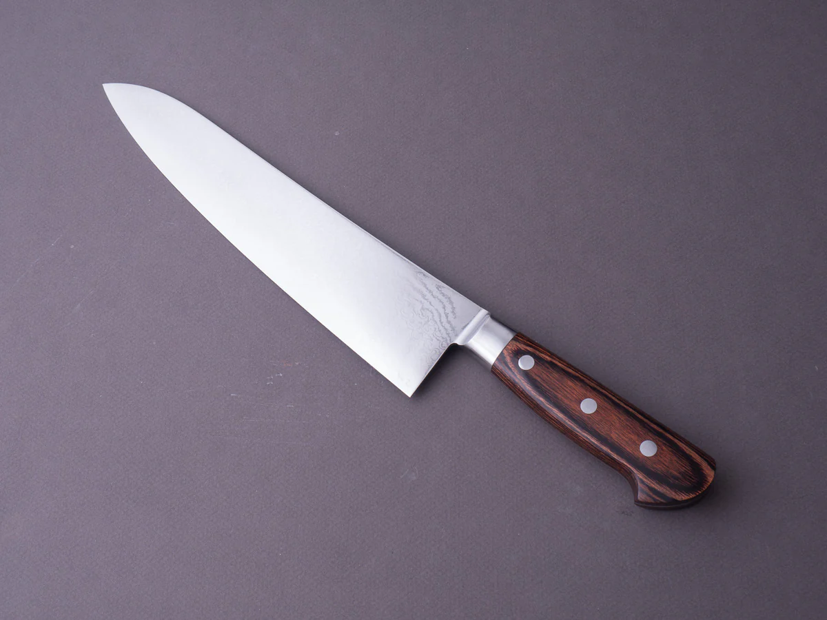 Hitohira - Imojiya ST - Damascus - 240mm Gyuto - Western Handle - Image 10