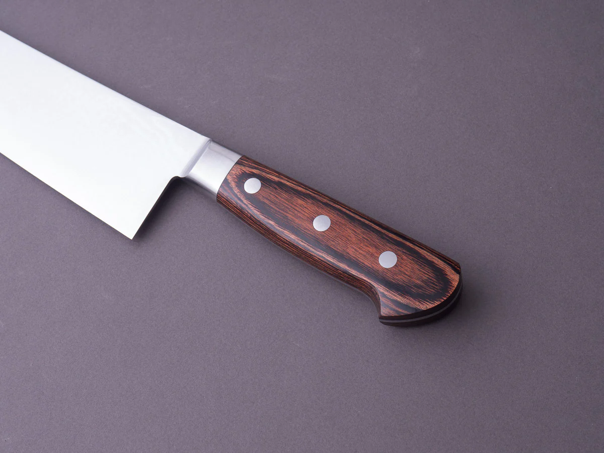 Hitohira - Imojiya ST - Damascus - 240mm Gyuto - Western Handle - Image 4