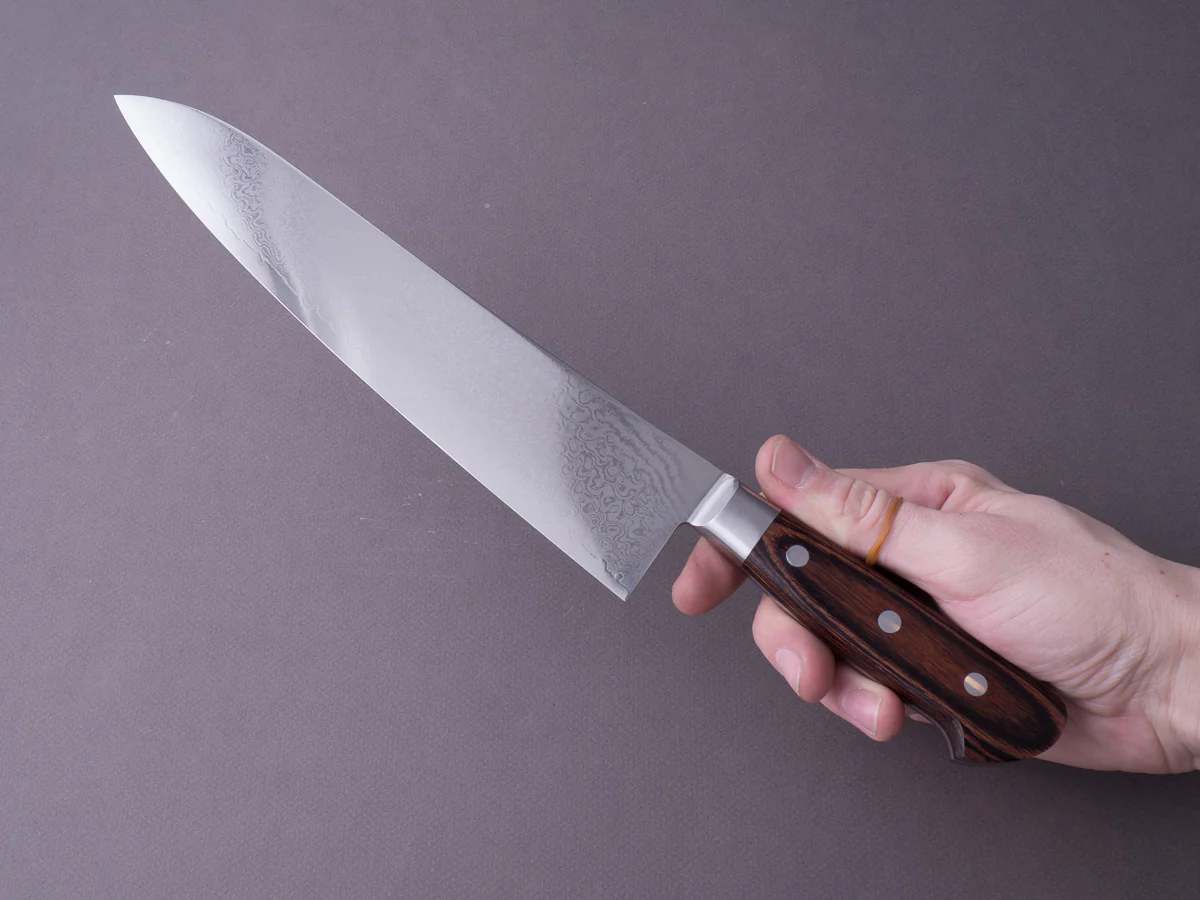 Hitohira - Imojiya ST - Damascus - 240mm Gyuto - Western Handle - Image 5