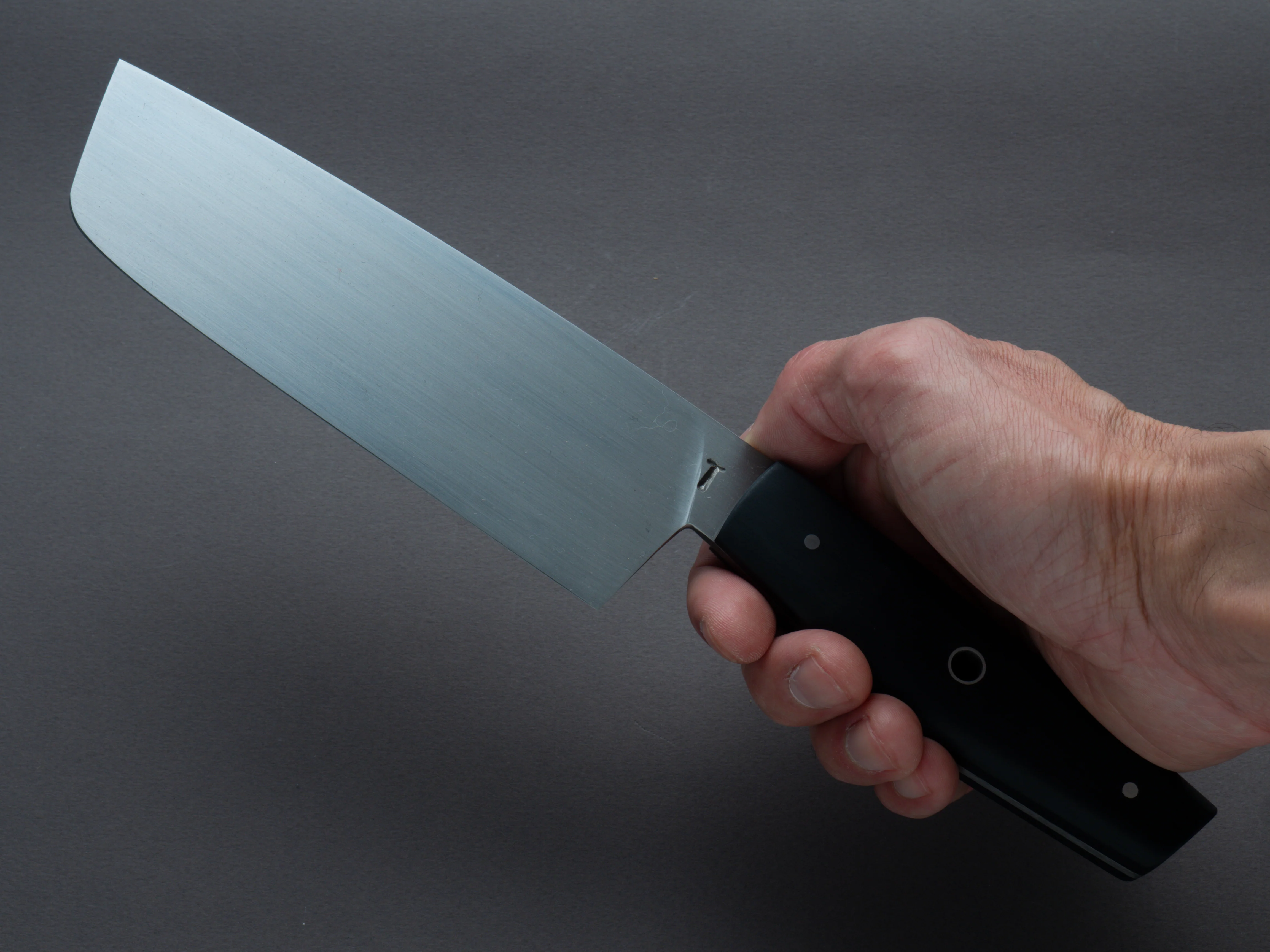 Theo Darvin - Hybrid - AEB-L - Nakiri - 5.5" - Ebony Western Handle - Image 6
