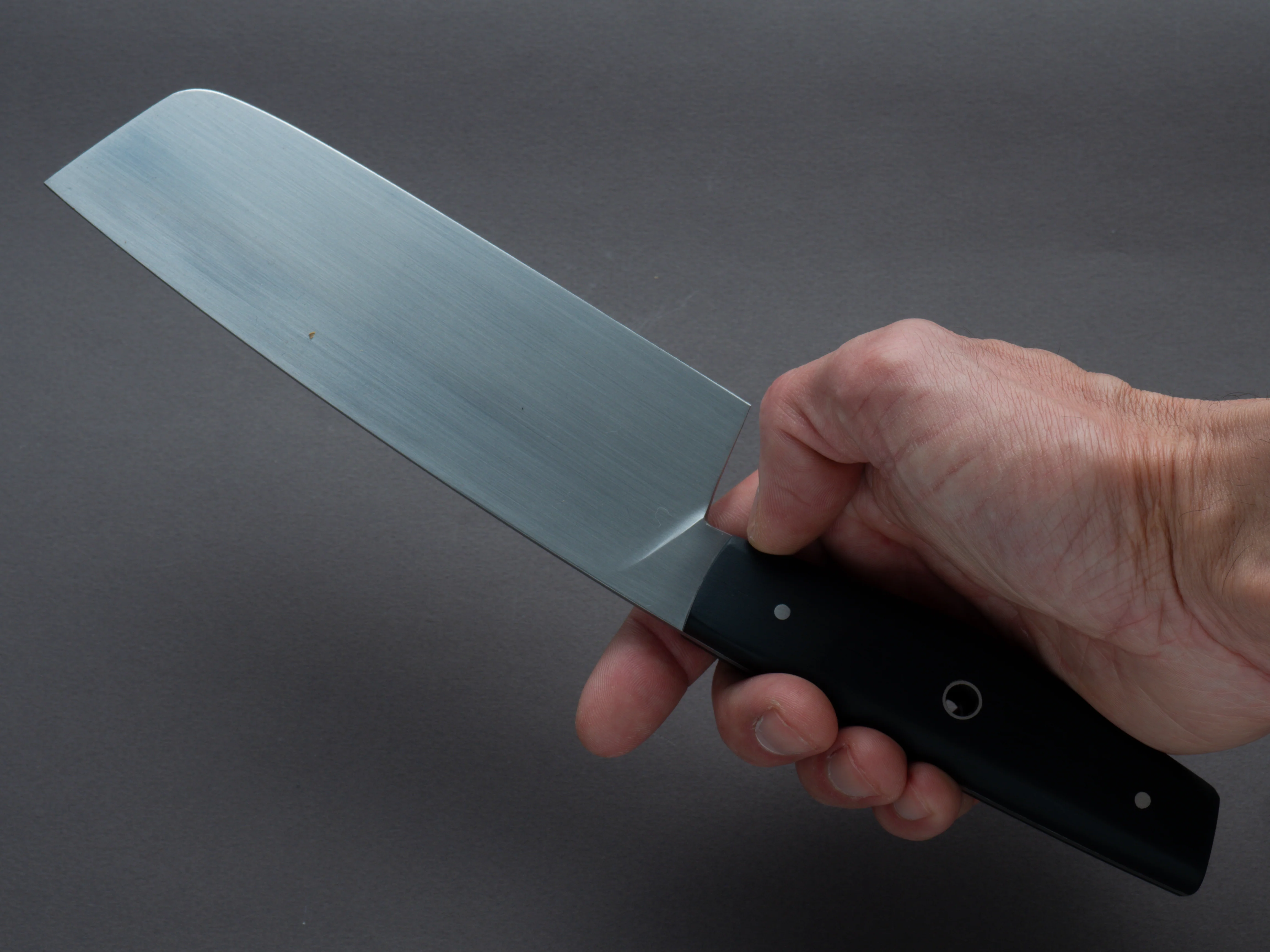 Theo Darvin - Hybrid - AEB-L - Nakiri - 5.5" - Ebony Western Handle - Image 7