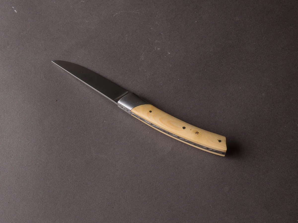 Coutellerie Chambriard - Folding Knife - Le Thiers "Compact" - Slip Joint - 70mm - Box Wood Handle - Image 4
