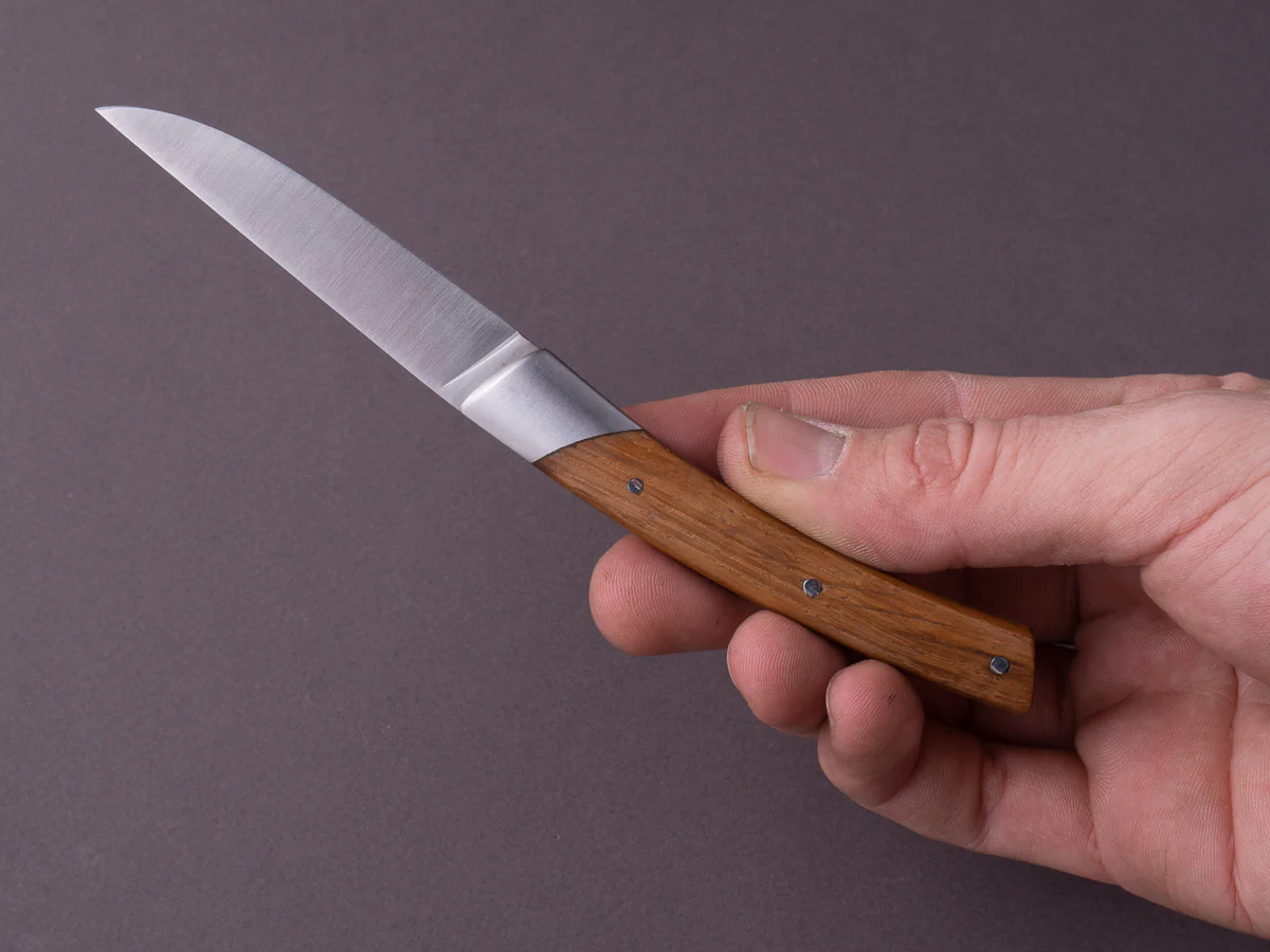 Coutellerie Chambriard - Folding Knife - Le Thiers "Compact" - Slip Joint - 70mm - Oak Handle - Image 7