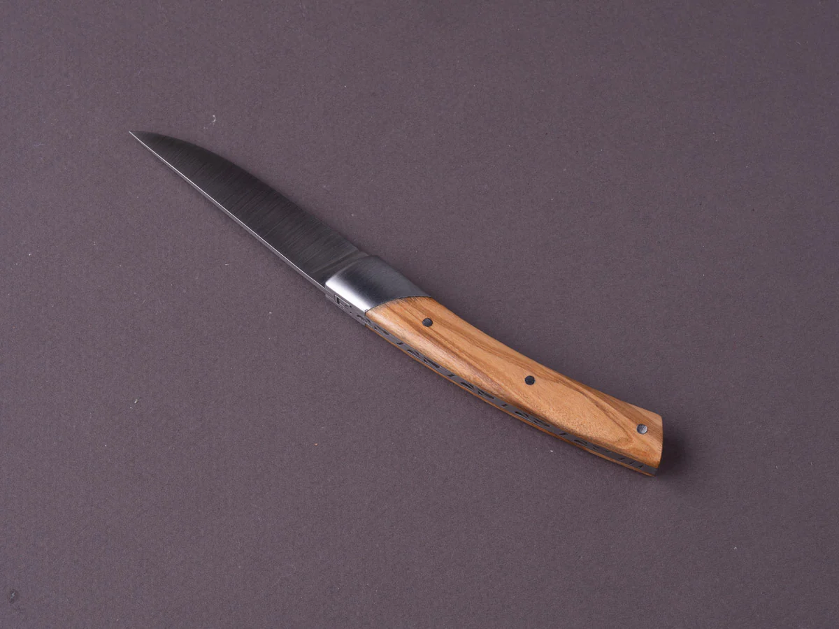 Coutellerie Chambriard - Folding Knife - Le Thiers "Compact" - Slip Joint - 70mm - Olive wood Handle - Image 4