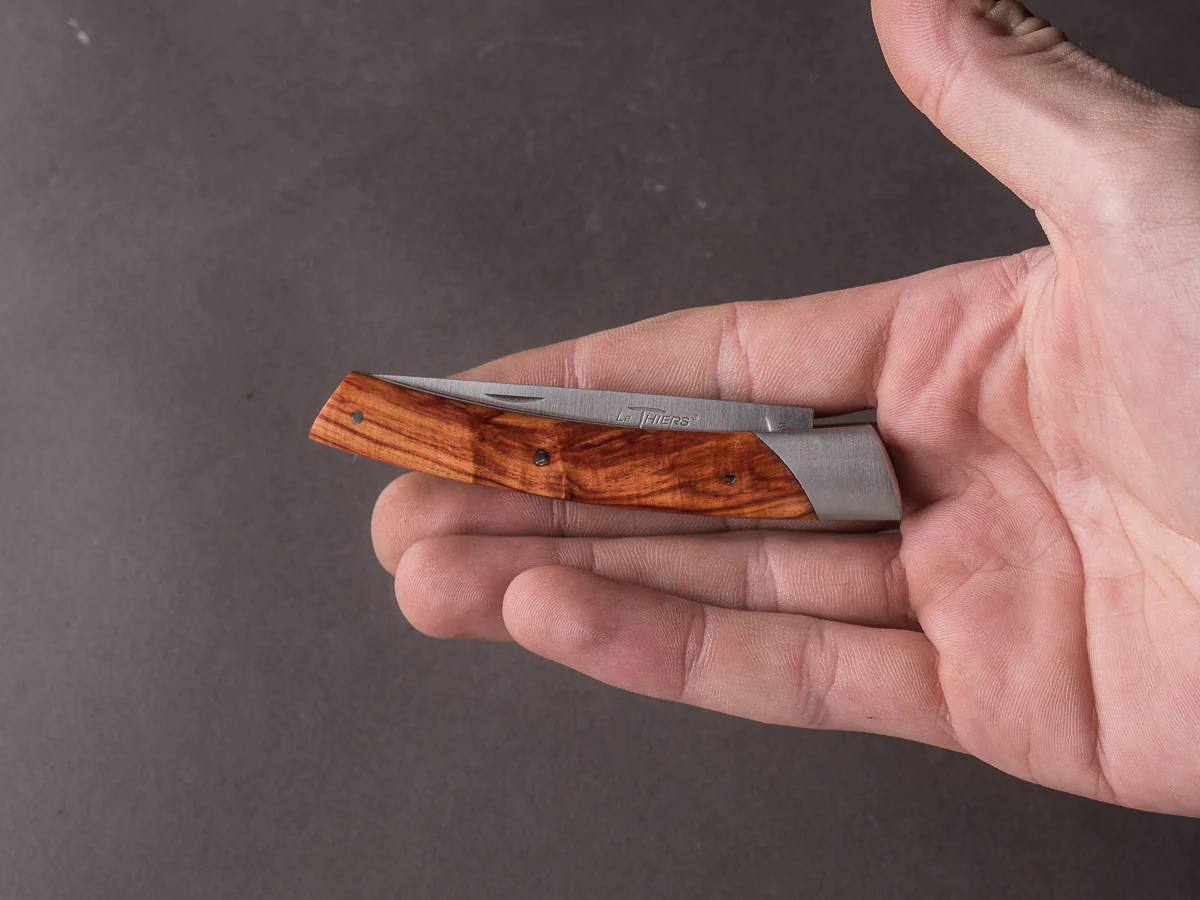 Coutellerie Chambriard - Folding Knife - Le Thiers "Compact" - Slip Joint - 70mm - Rosewood Handle - Image 4
