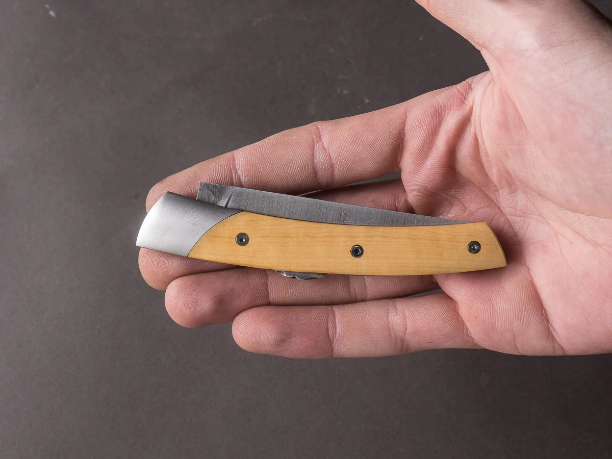 Coutellerie Chambriard - Folding Knife - Le Thiers "Mi-Jo" - Lock Back - 80mm - Box Wood Handle - Image 5