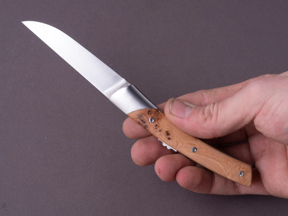 Coutellerie Chambriard - Folding Knife - Le Thiers "Mi-Jo" - Lock Back - 80mm - Juniper Handle - Image 5