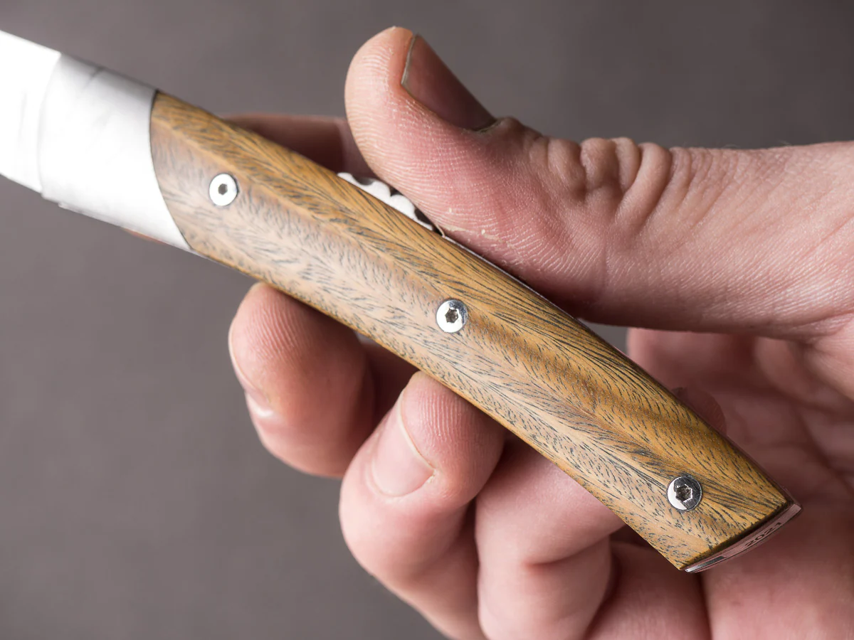 Coutellerie Chambriard - Folding Knife - Le Thiers "Mi-Jo" - Lock Back - 80mm - Palo Santo Handle - Image 2
