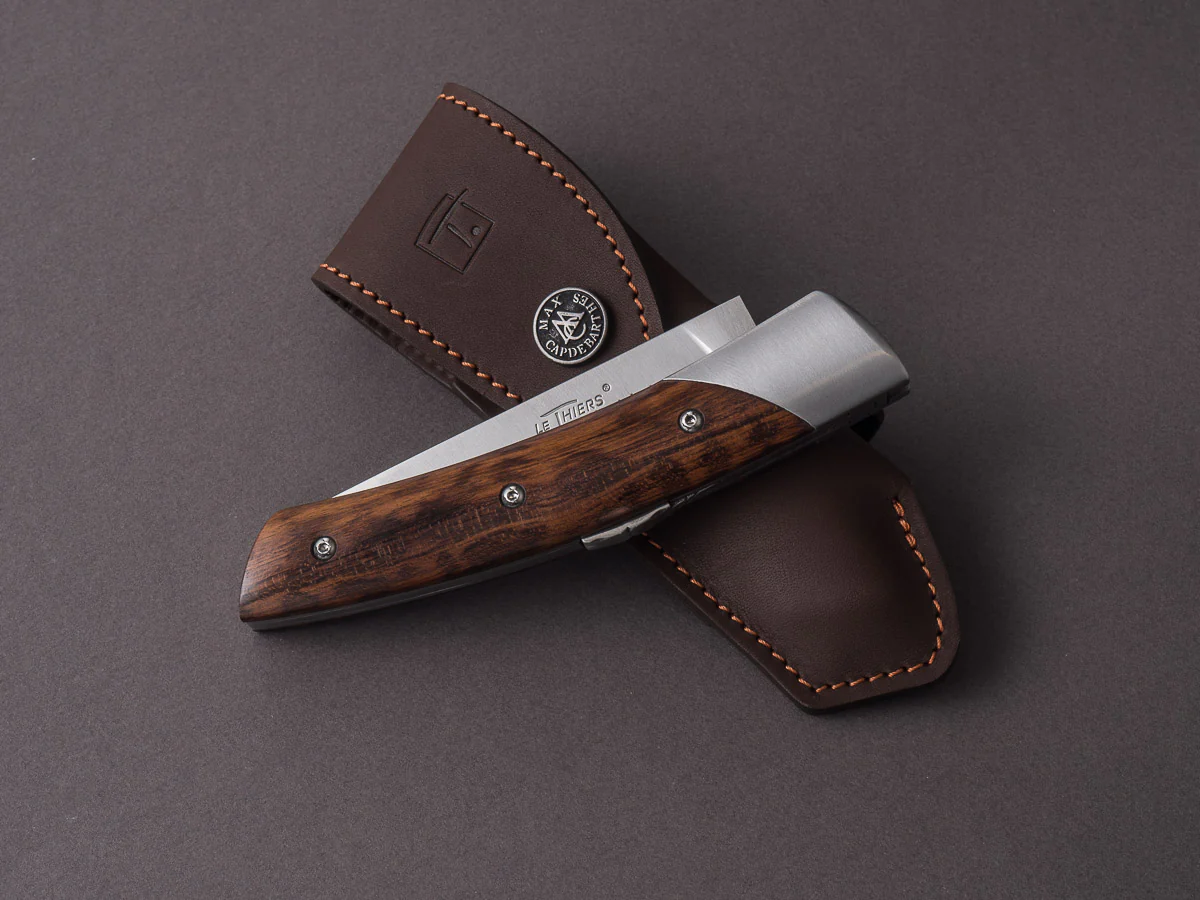 Coutellerie Chambriard - Le Thiers "Trappeur" - Folding Knife - Amourette Handle - Button Lock