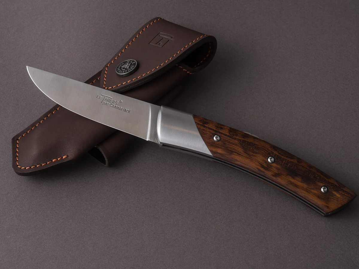 Coutellerie Chambriard - Le Thiers "Trappeur" - Folding Knife - Amourette Handle - Button Lock - Image 2