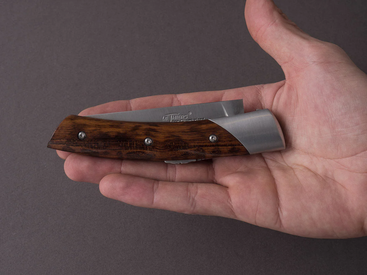 Coutellerie Chambriard - Le Thiers "Trappeur" - Folding Knife - Amourette Handle - Button Lock - Image 4