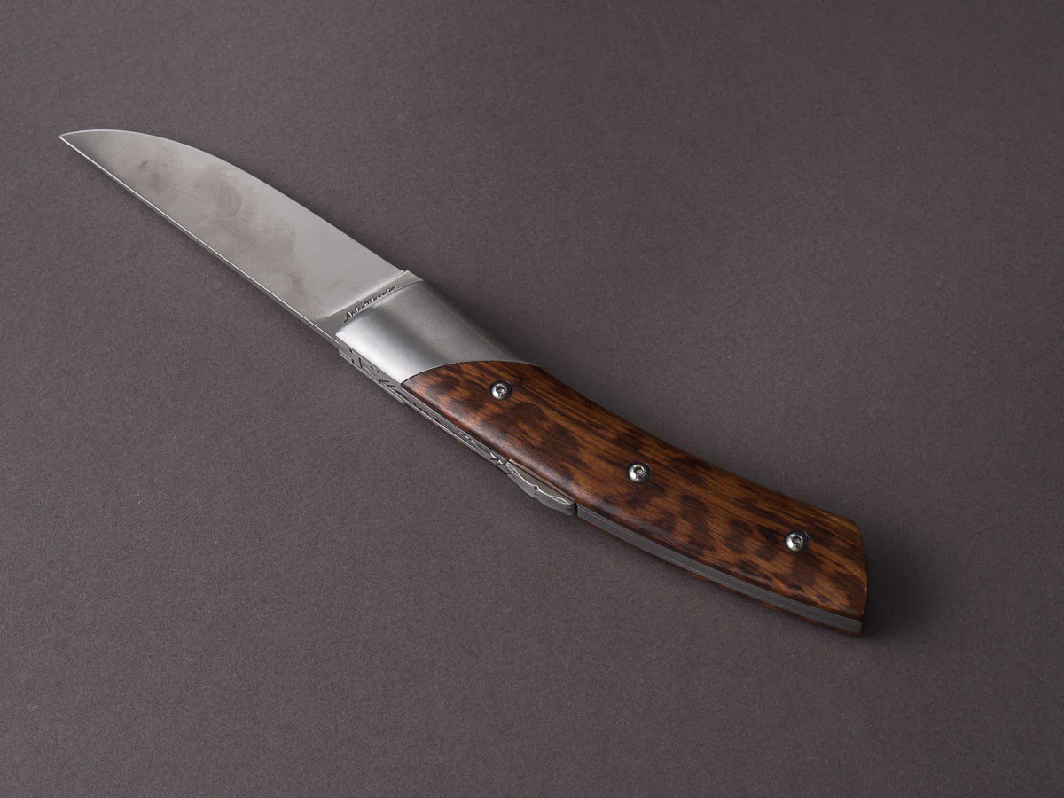 Coutellerie Chambriard - Le Thiers "Trappeur" - Folding Knife - Amourette Handle - Button Lock - Image 5