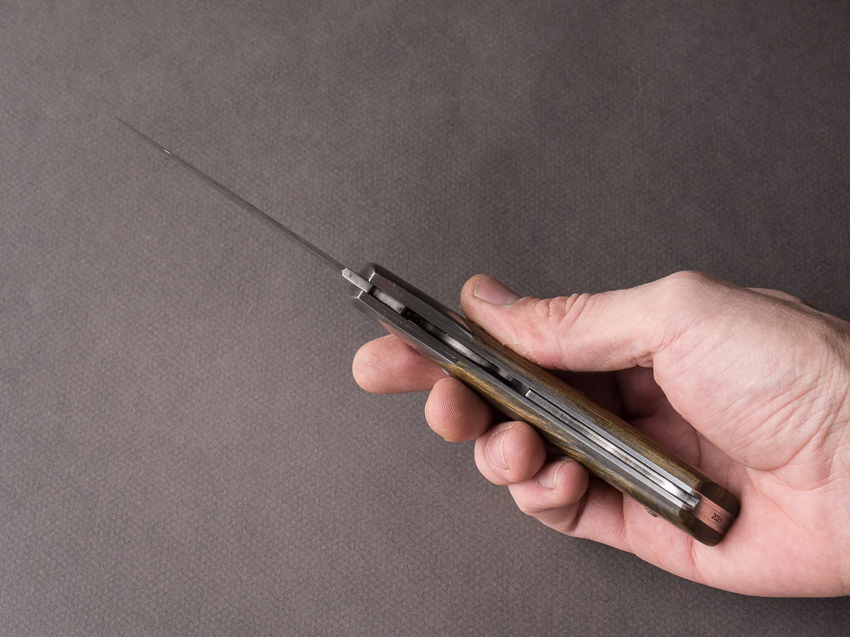 Coutellerie Chambriard - Le Thiers "Trappeur Grand Cru" - Folding Knife - Palo Santo Handle - Button Lock - Image 9