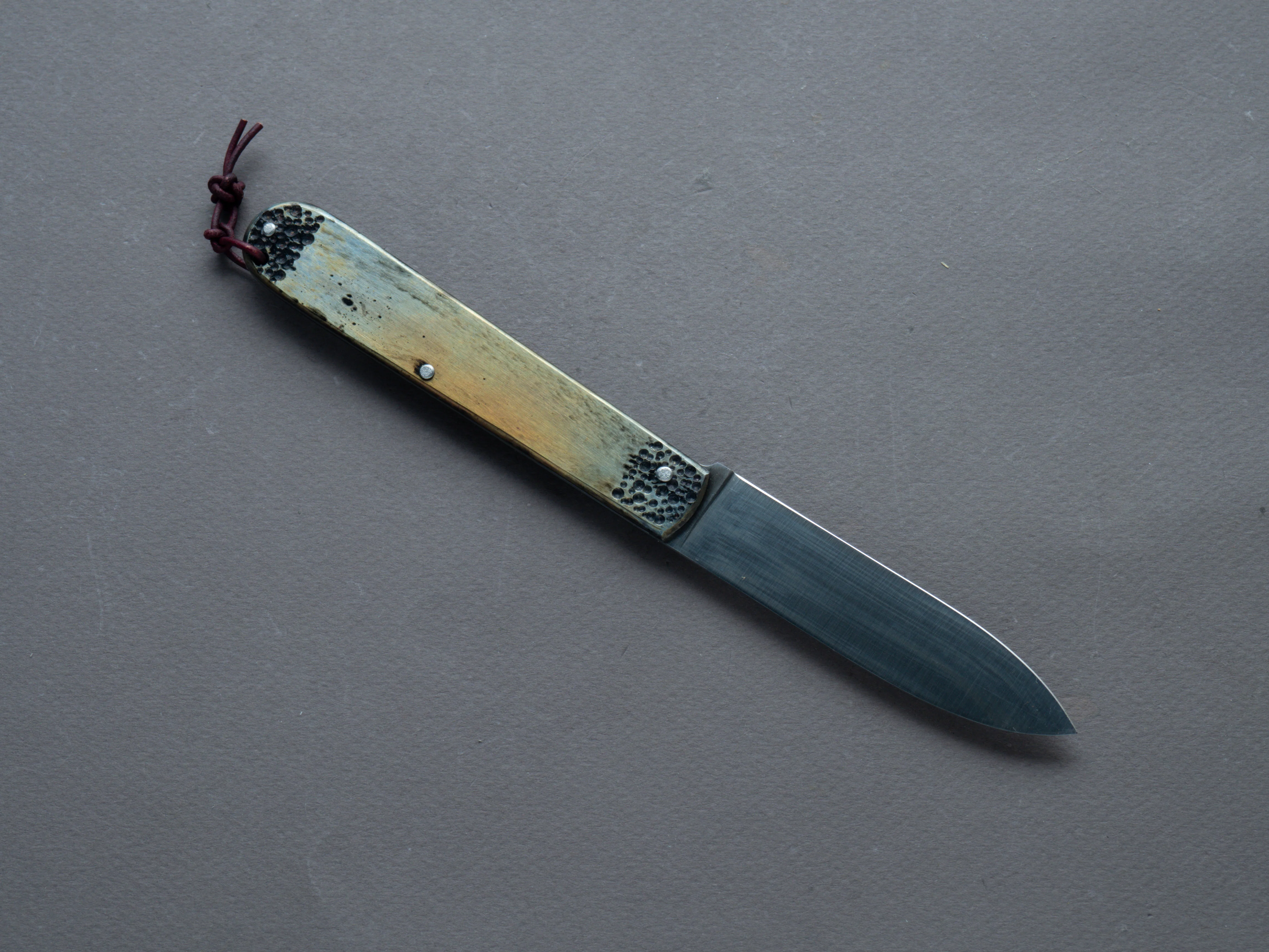 Coutellerie Maria - Folding Knife - Canif - 14C28N - 85mm - Textured & Milled Handle - Image 16
