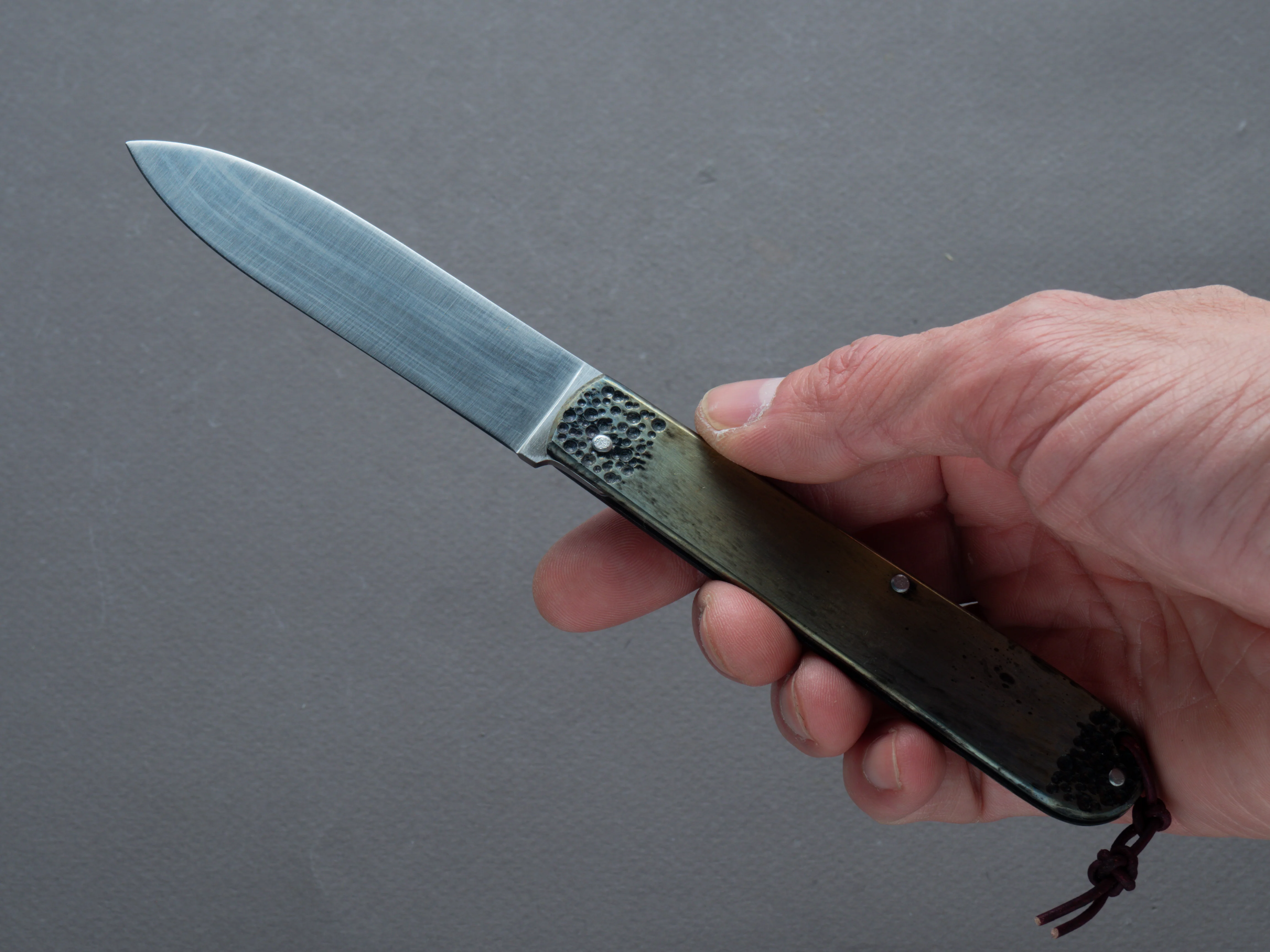 Coutellerie Maria - Folding Knife - Canif - 14C28N - 85mm - Textured & Milled Handle - Image 17