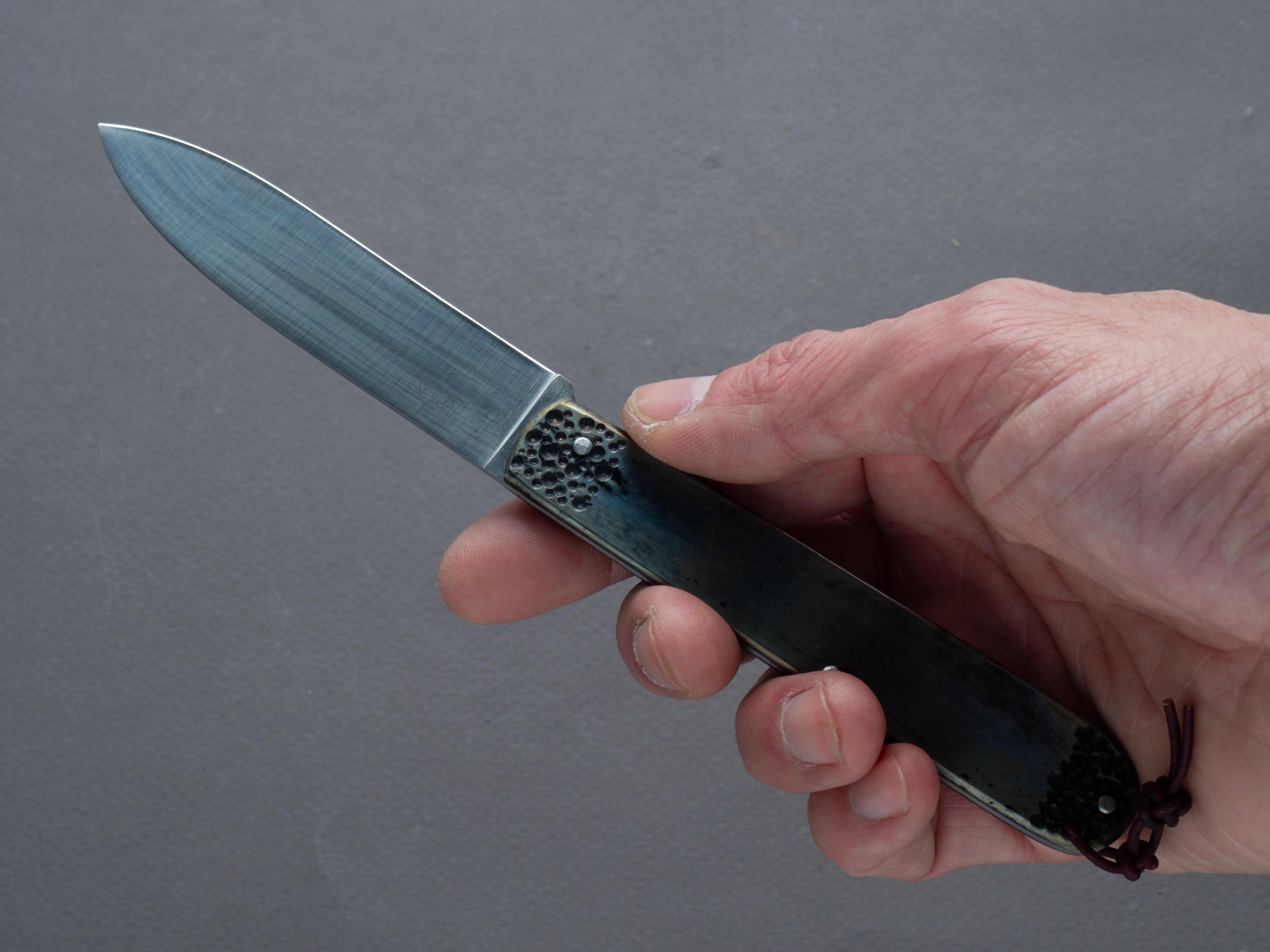 Coutellerie Maria - Folding Knife - Canif - 14C28N - 85mm - Textured & Milled Handle - Image 19