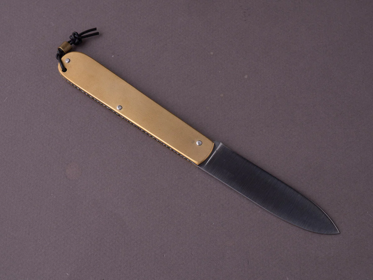Coutellerie Maria - Folding Knife - Canif - XC75 - 85mm - Brass Handle - Image 4
