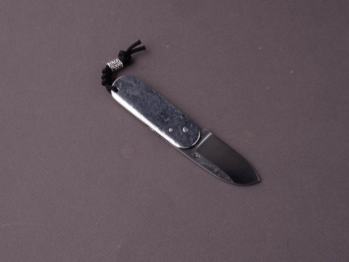 Coutellerie Maria - Folding Knife - BabyDog - XC75 - 45mm -  Stainless Handle - Image 4
