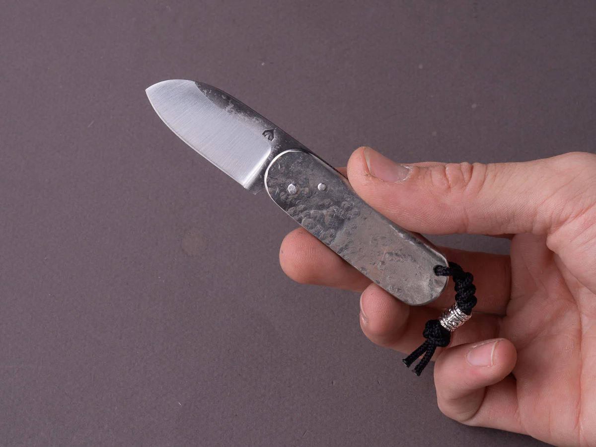 Coutellerie Maria - Folding Knife - BabyDog - XC75 - 45mm -  Stainless Handle - Image 5