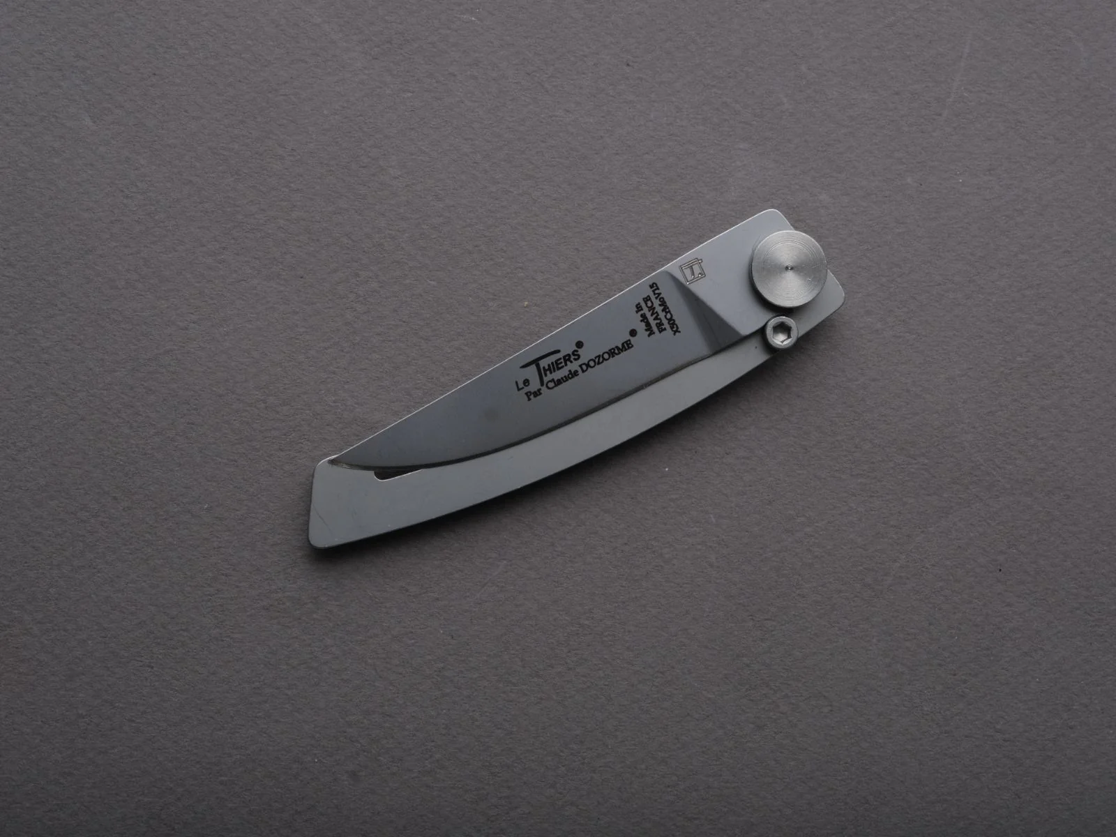 Dozorme - Folding - Le Theirs - Liner Lock - 7cm - Stainless Handle - Image 2