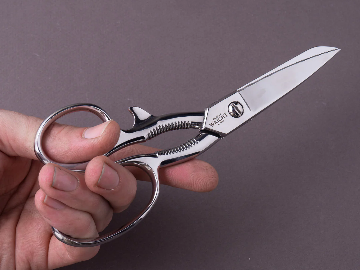 Ernest Wright - Turton Kitchen Shears - Left Handed - Stainless Steel - Image 3