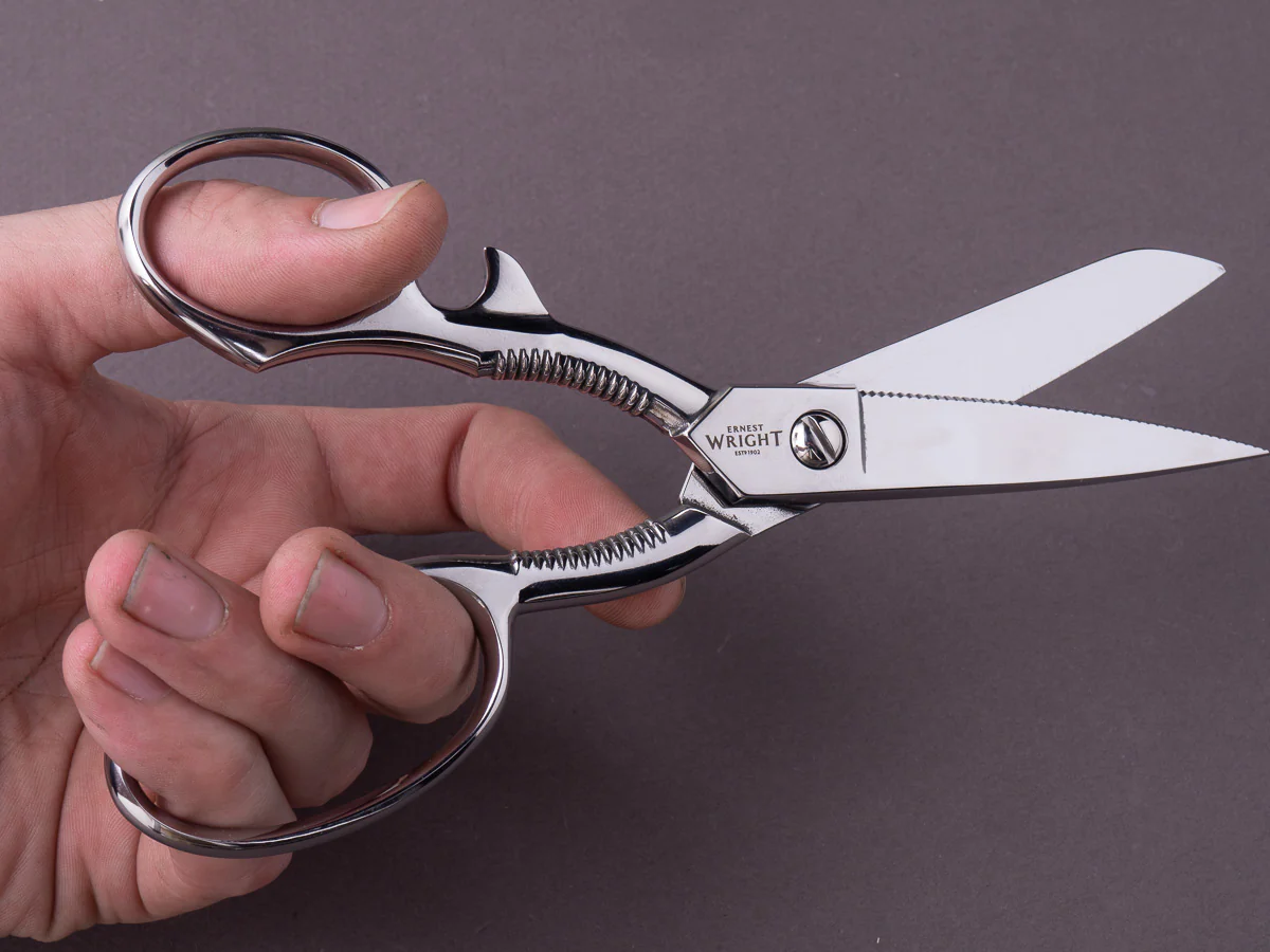 Ernest Wright - Turton Kitchen Shears - Left Handed - Stainless Steel - Image 4