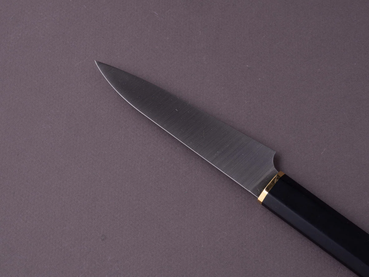 Florentine Kitchen Knives - Kedma - Paring - Stacked Black Handle - Image 5