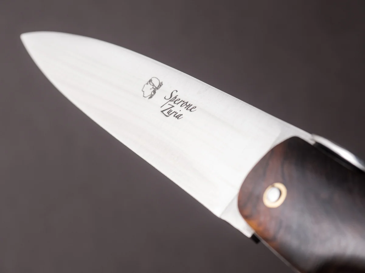 Fontenille-Pataud - Corsican Sperone - 120mm Folding - Lever Lock - Full Ironwood Handle - Image 7