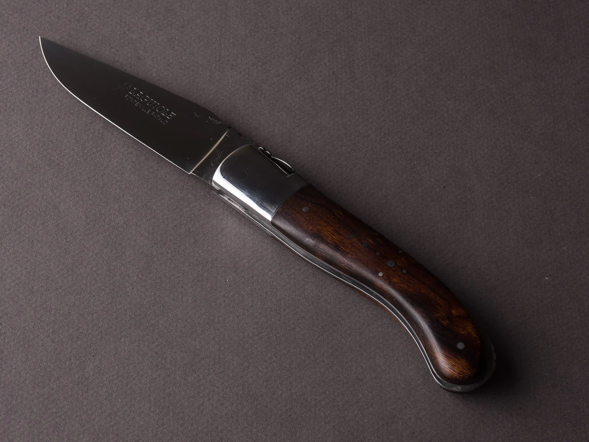 Fontenille-Pataud - Folding Knife - Laguiole Sport - Ironwood - Lock Back - 130mm - Mirror Polished