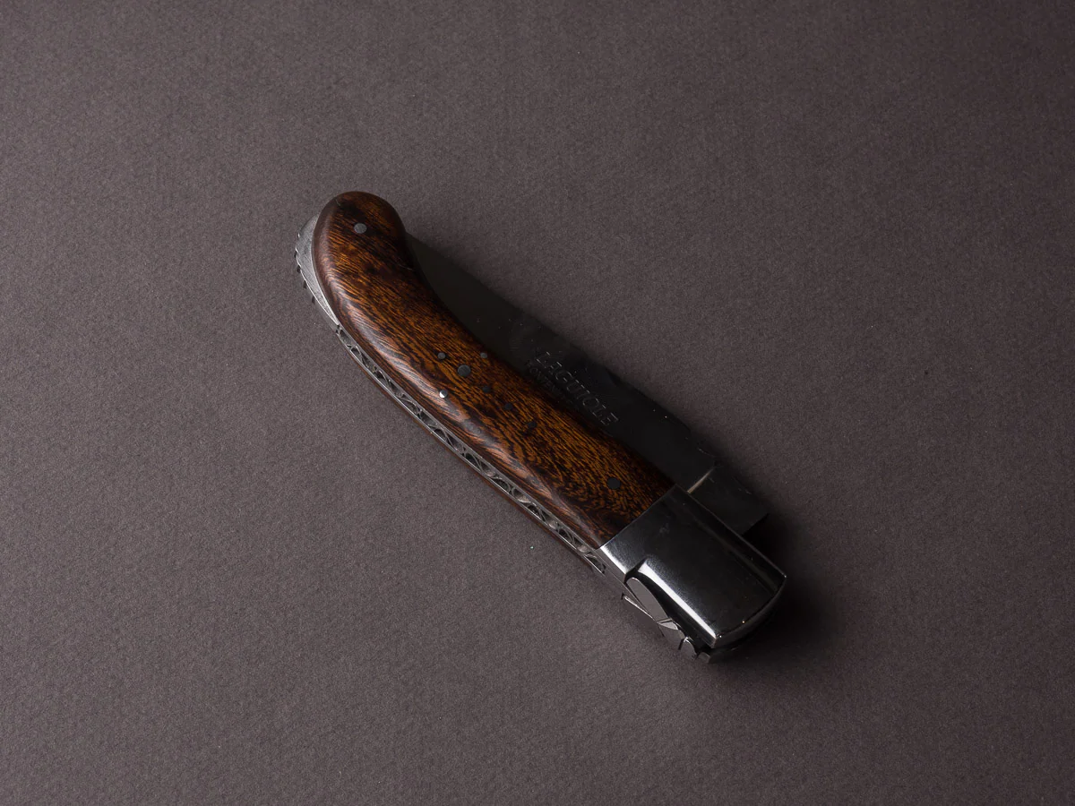 Fontenille-Pataud - Folding Knife - Laguiole Sport - Ironwood - Lock Back - 130mm - Mirror Polished - Image 3