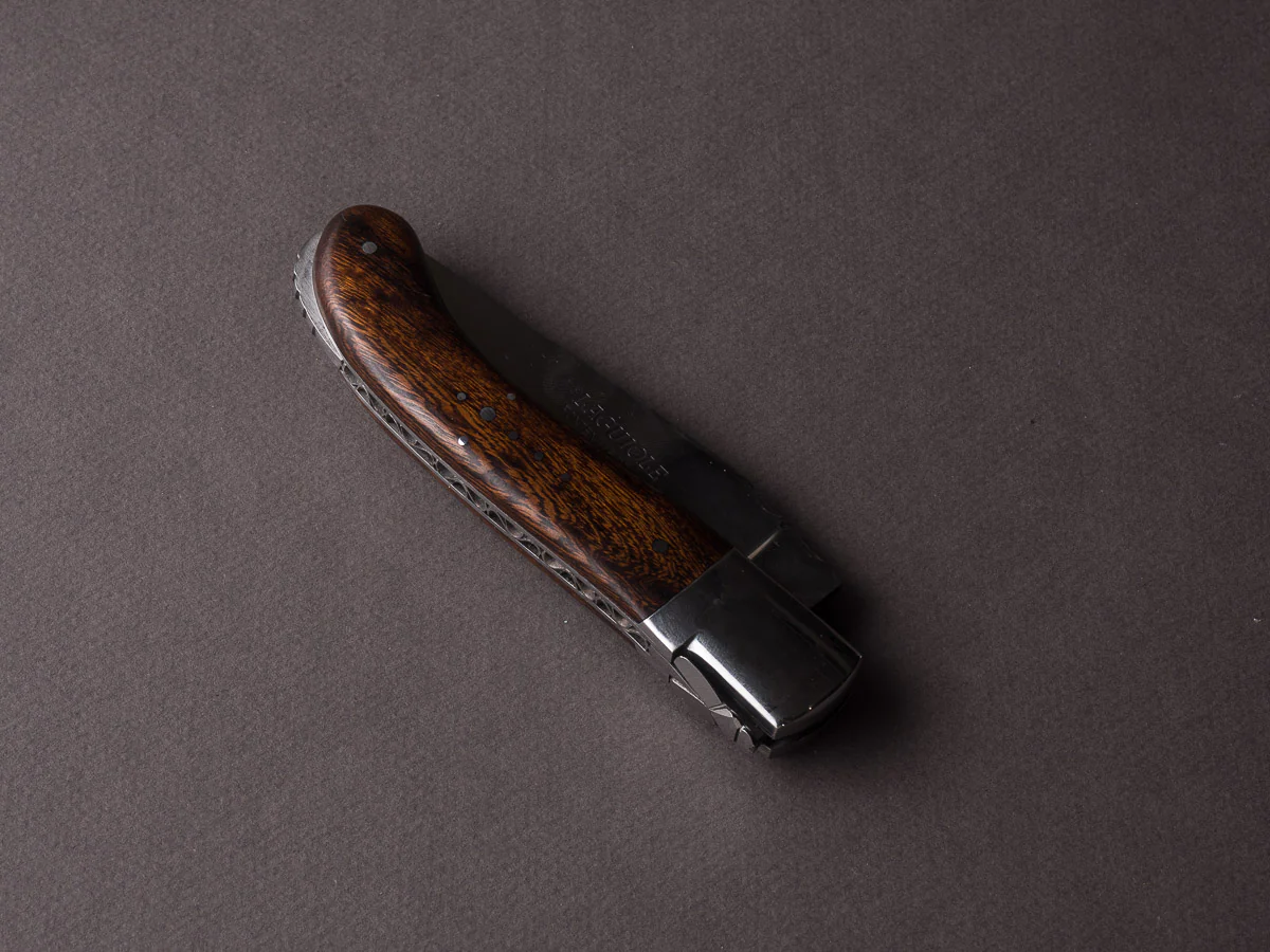 Fontenille-Pataud - Folding Knife - Laguiole Sport - Ironwood - Lock Back - 130mm - Mirror Polished - Image 5