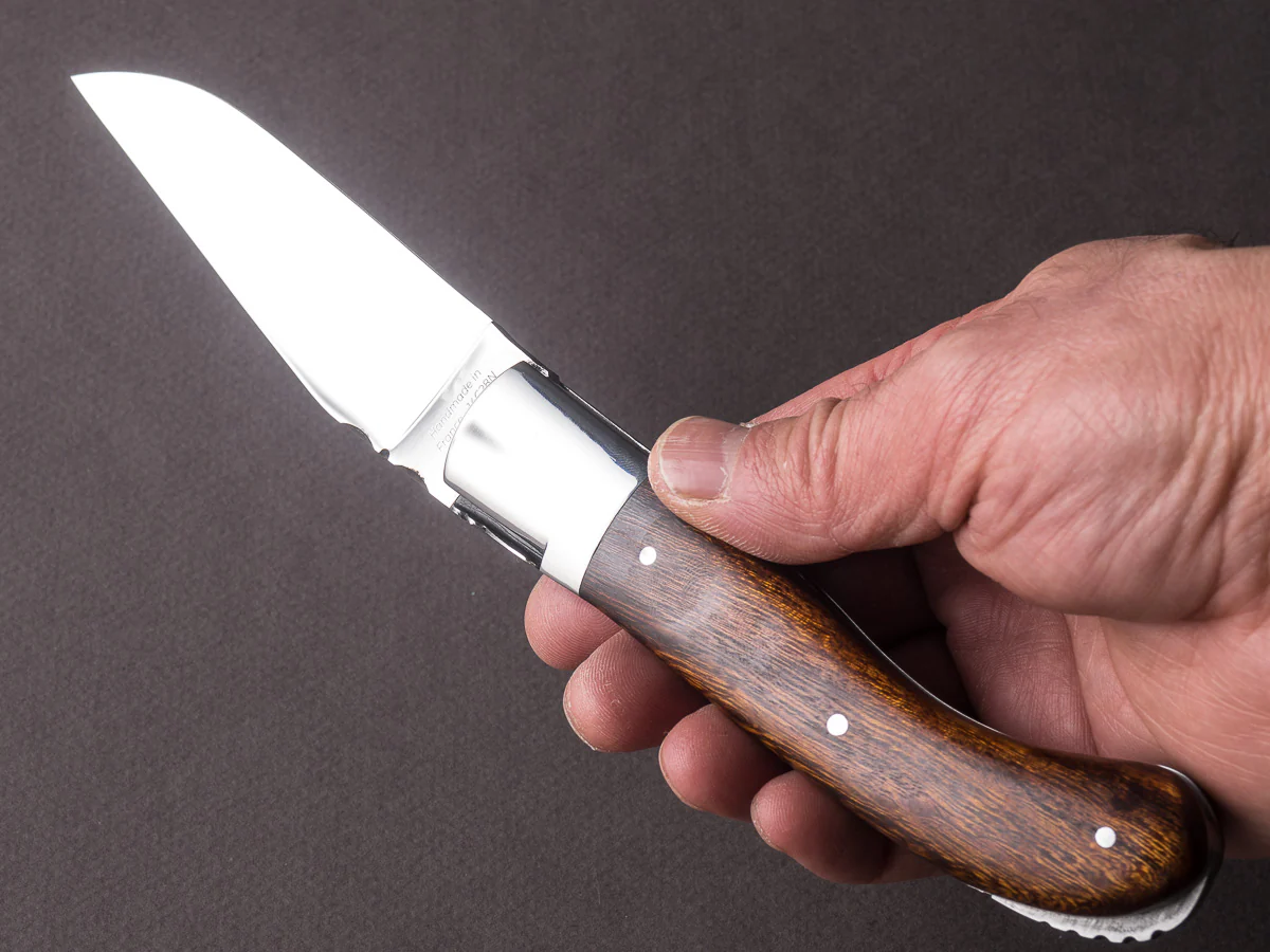 Fontenille-Pataud - Folding Knife - Laguiole Sport - Ironwood - Lock Back - 130mm - Mirror Polished - Image 7
