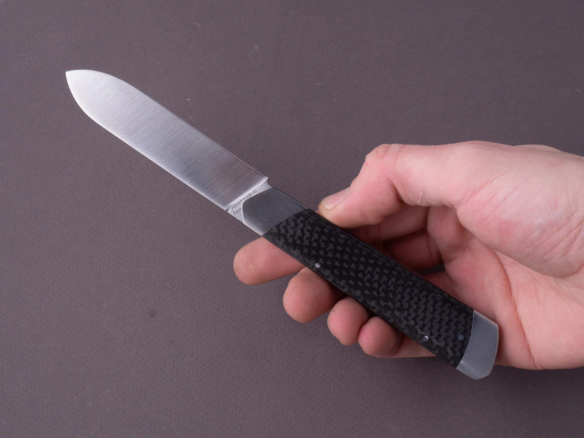 Fontenille Pataud - Folding Knife - Le Pradel - 14C28N - 90mm - Carbon Fiber Handle - Image 2