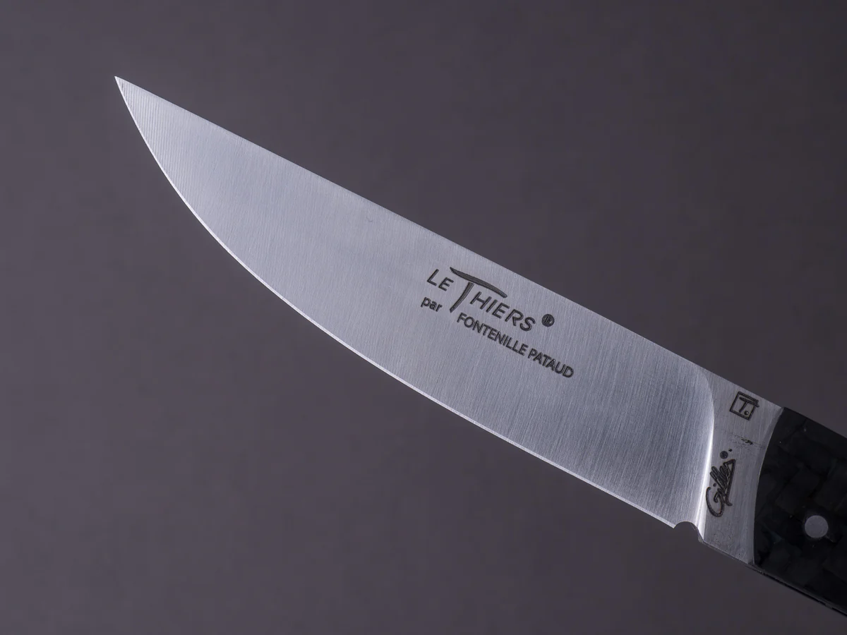 Fontenille-Pataud - Folding Knife - Le Thiers - Ultra Light - Carbon Fiber - Lock Back - 115mm - Image 6