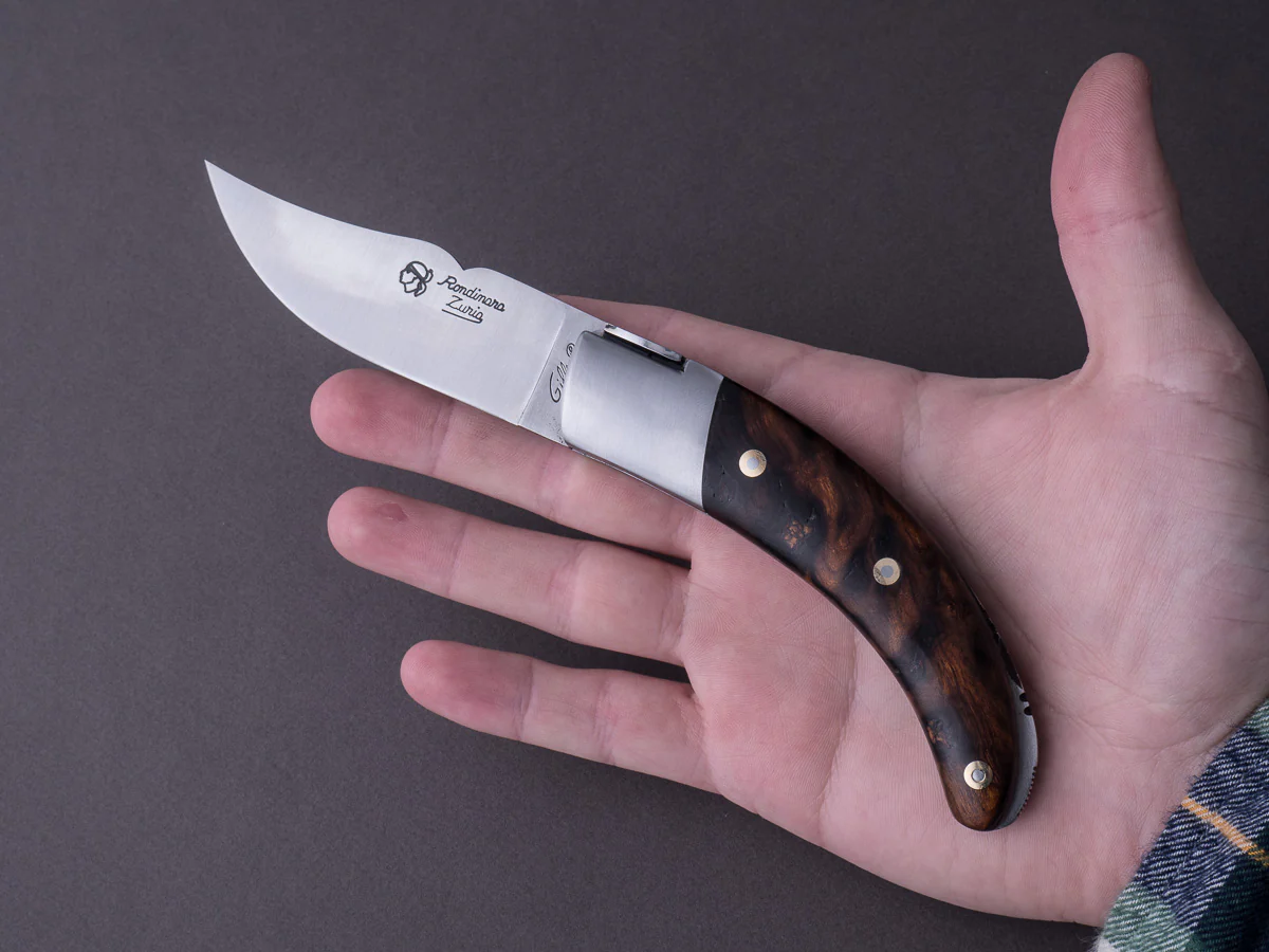 Fontenille-Pataud - Folding Knife - Rondinara - Iron Wood - Lock Back - Image 6