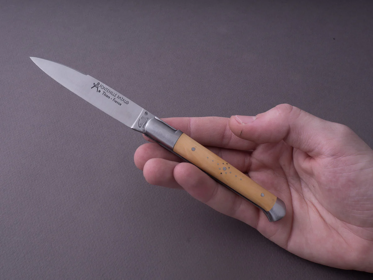 Fontenille-Pataud - Saint Martin - 110mm Folding - Spring System - Boxwood Handle - Image 5