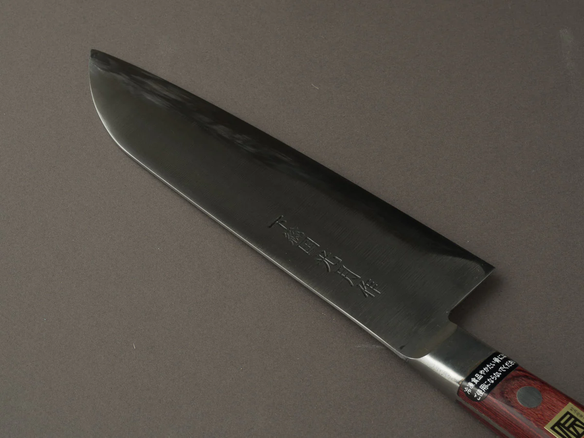 Goko Hamono - Kogetsu - Mono White #1 - 180mm - Santoku - Western Handle - Image 12