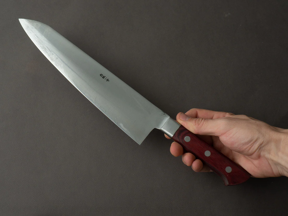 Goko Hamono - Kogetsu - Mono White #1 - 270mm Gyuto - Western Handle - Image 7