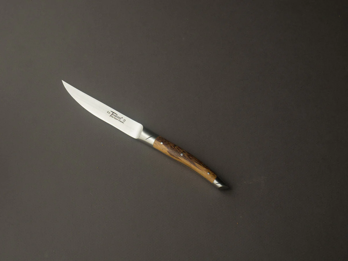 Goyon Chazeau - Avantage Thiers - Steak/Table Knives - Marblewood Handle - Matte Finish - Set of 6 - Image 2