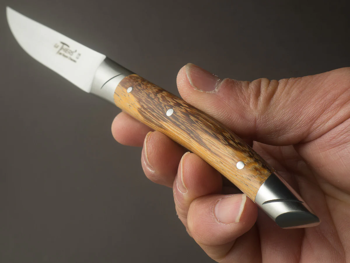 Goyon Chazeau - Avantage Thiers - Steak/Table Knives - Marblewood Handle - Matte Finish - Set of 6 - Image 6