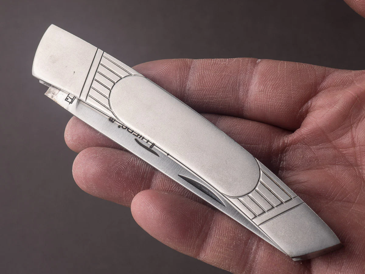 Coursolle - Folding/Pocket Knife - Le Theirs Pirou - Inox Handle - Image 6