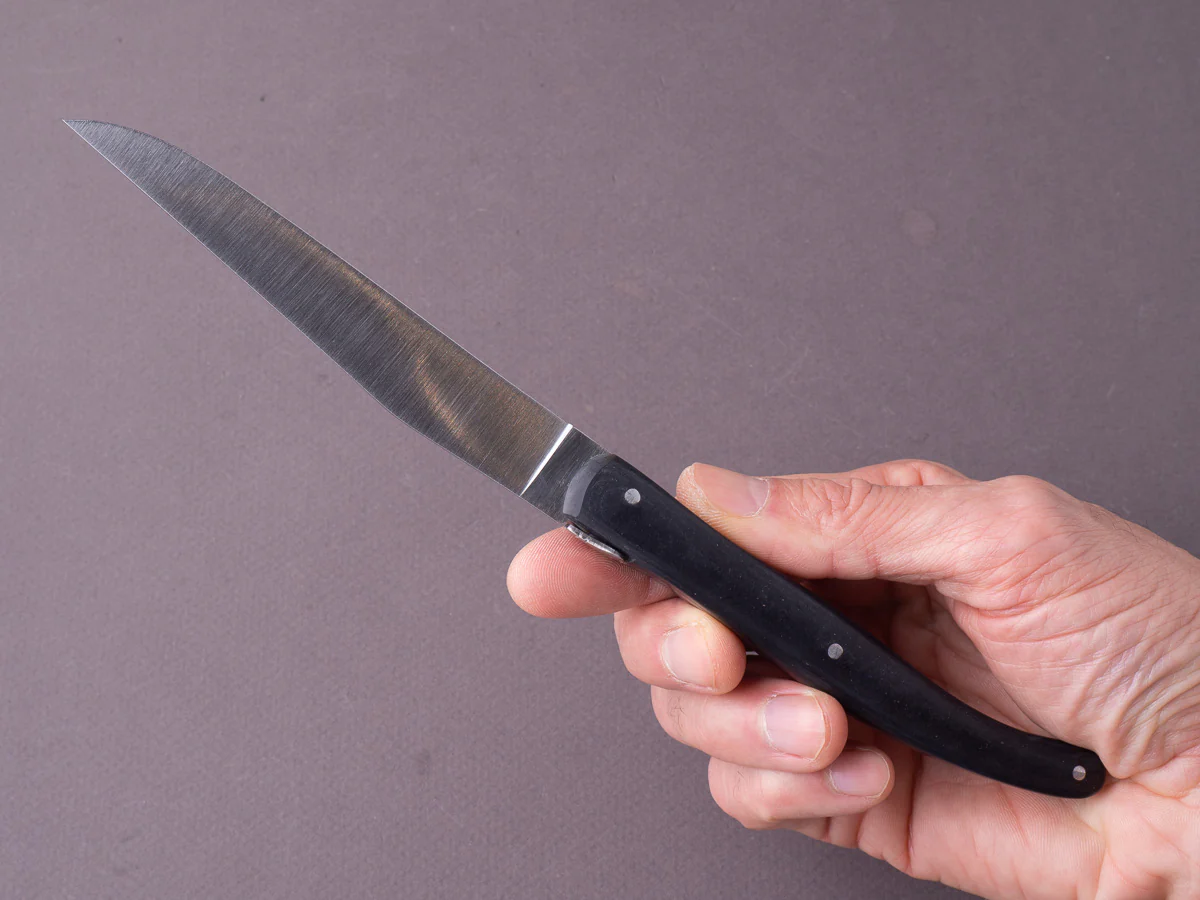 Goyon-Chazeau - Laguiole - Steak/Table Knives - Black Paperstone - Set of 6 - Image 6